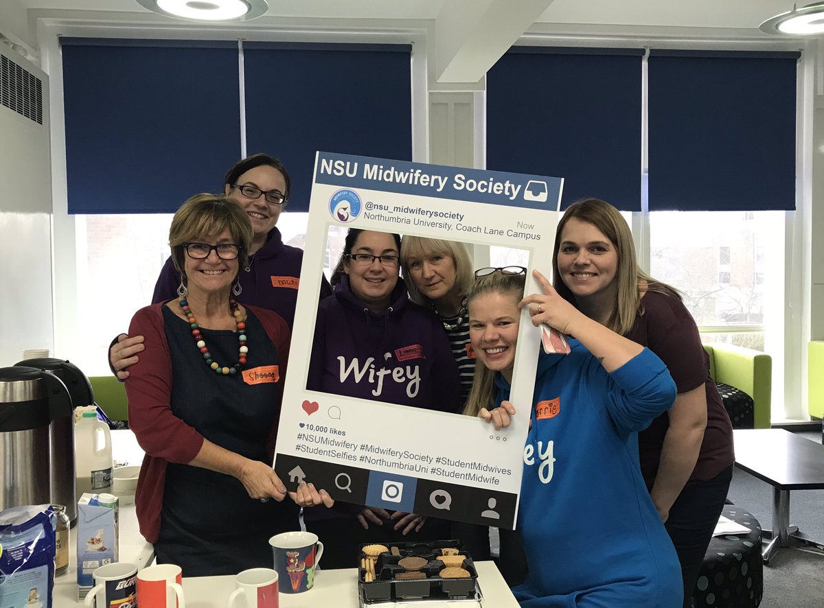 MidwiferyNU's tweet photo. Congratulations to our Midwifery Society for organising such an inspirational study day, photographed with two guest speakers @SagefemmeSB @optimalclamping #optimisingnormality https://t.co/LKAXJYT5tX