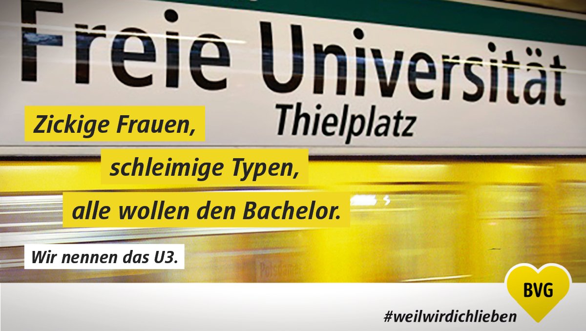 Weil Wir Dich Lieben Everybody S Dahlem