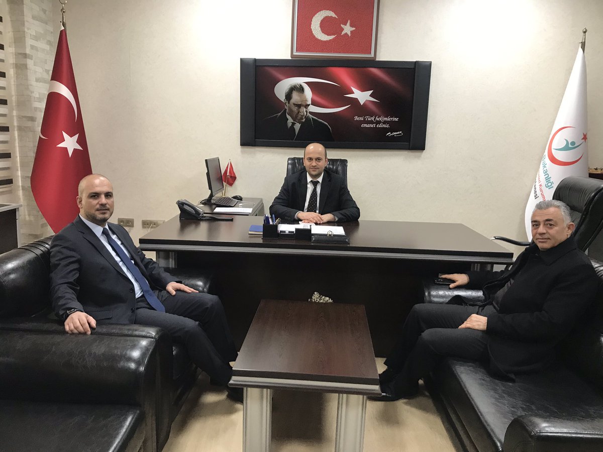 Devlet Hastanesi Başhekimimiz Ali Muhsin Güvelioğlu’nu ziyaret ettik.