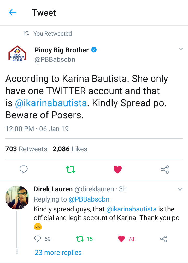 FirstRiceRice's tweet photo. @REALKARlNA Hindi ito ang official account ni Karina. Nireport ko na to. I-rereport ko ulit. https://t.co/SLFsSGI0nc