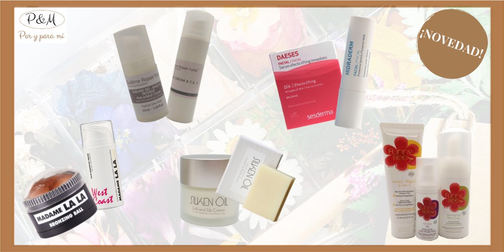 ✋🏻 Cuidar la piel es fundamental y conocer las novedades cosméticas es importante☝🏻 En nuestra sección novedades 🤩 de la web tenemos los productos 🔝 para lucir una piel perfecta 💁🏻

<a href="/SublimeRepair/">Sublime Repair</a>
<a href="/sesderma/">Sesderma</a>
<a href="/silkenoil/">Silken Oil</a>
<a href="/MadameLALAUK/">Madame LA LA</a>

bit.ly/novedad-pypm