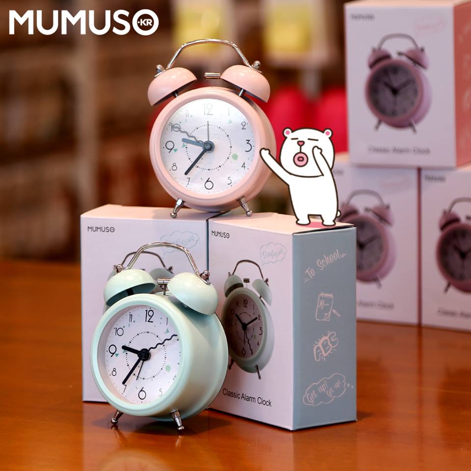 Wake with the call from Mumuso. Start your mornings with beautiful alarm clocks from the house of Mumuso⏰
#Mumuso #Mumusoindia #Kolkata #Siliguri #Surat #Durgapur #mumu #alarmclocks #easylife #comfort #wakeupbell #January #Wednesday #shop #cuteproducts