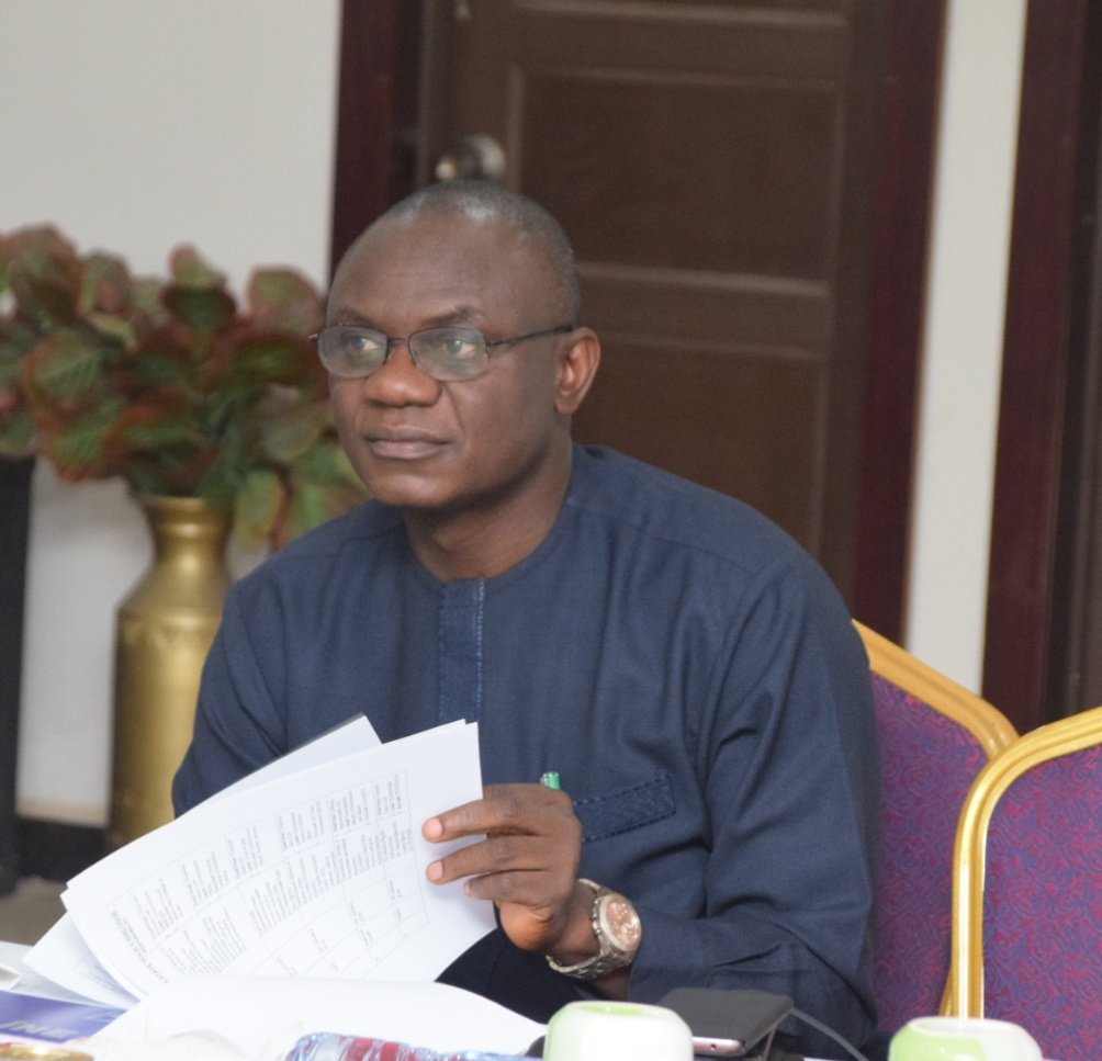 KADPBC's tweet photo. Jema'a LGA Chairman, Hon Danjuma Peter Averik making a presentation at the 5th Economic Planning Board meeting. #LGReforms. https://t.co/yXdbPsulXU