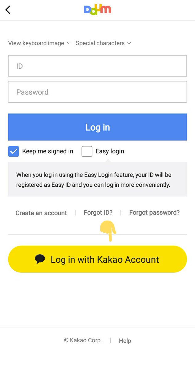 kakaotalk sign in