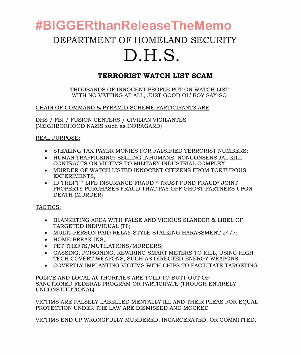 karen_kams56's tweet photo. #TargetedToo #DHS #FBI #FUSIONCENTERS #INFRAGARD #INFRAGARDPARTNERS #Rotary #MasonicLodges #WatchListScam #FraudulentDossiers i.e. #ParrallelConstructions #CookingtheBooks #Exterminating #NonExistentTerrorists #DeathSquads #InsFraud Federal & Business #PyramidScheme #ChaChing https://t.co/UM8SpRy9kP