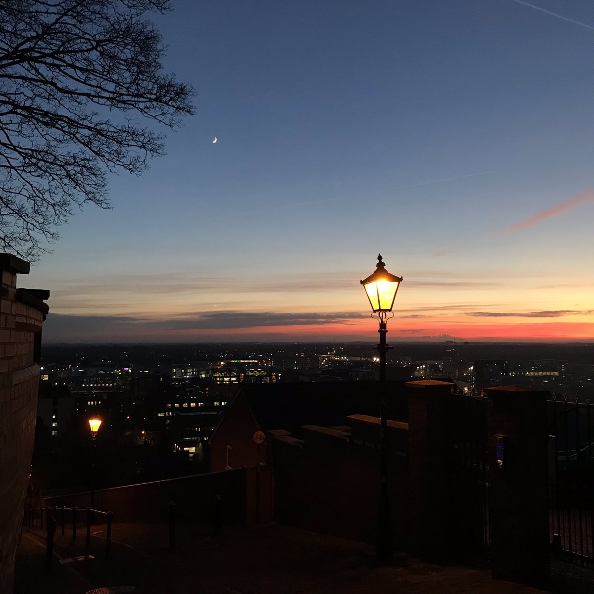 BRB, just gonna go find the Pantone colours of this sunset... 

Got to love those uphill #Lincoln views, even if the walk is a killer 🔥
