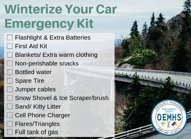 winter emergency kit list