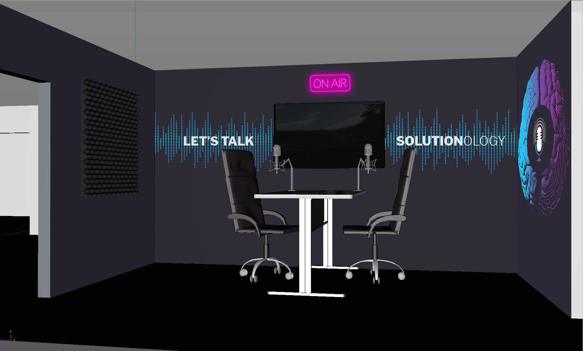Solutionology1's tweet photo. Here’s the design plan for our Podcasting Bunker! We are beyond pumped to get in there and start giving you all delicious content to chew on. #Marketing #Podcast #Solutionology #MarketingPodcast https://t.co/fBSXQyVep2
