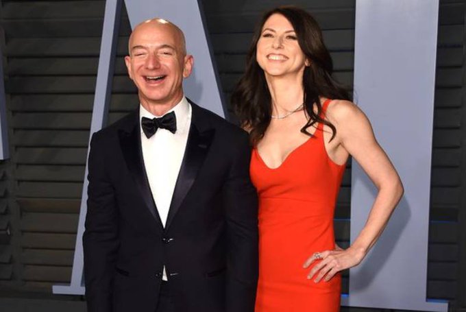 Image result for Amazon CEO Jeff Bezos And His Wife Are Divorcing With $160b At Stake After 25 Years Together (Screenshot)
