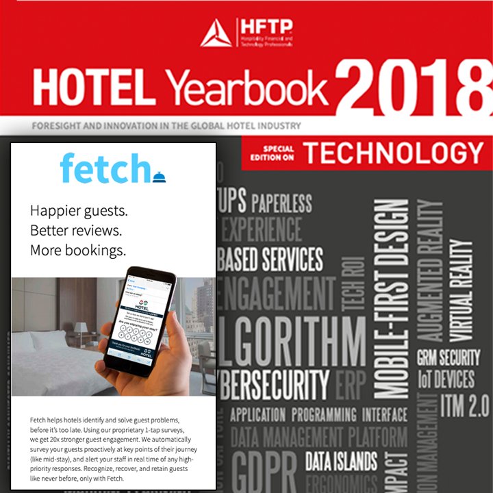 Fetch 1-Tap Feedback (@gotfetch) on Twitter photo Thank you <a href="/HFTP/">HFTP/HITEC</a> for naming Fetch a startup of the year, two years running! 2019 is off to a great start.
Curious how proactive on-site guest engagement can make sure every stay is a great one? Find us online (GetFetch.ca) or email us today (LetsTalk@getfetch.ca). Thank you <a href="/HFTP/">HFTP/HITEC</a> for naming Fetch a startup of the year, two years running! 2019 is off to a great start.
Curious how proactive on-site guest engagement can make sure every stay is a great one? Find us online (GetFetch.ca) or email us today (LetsTalk@getfetch.ca).