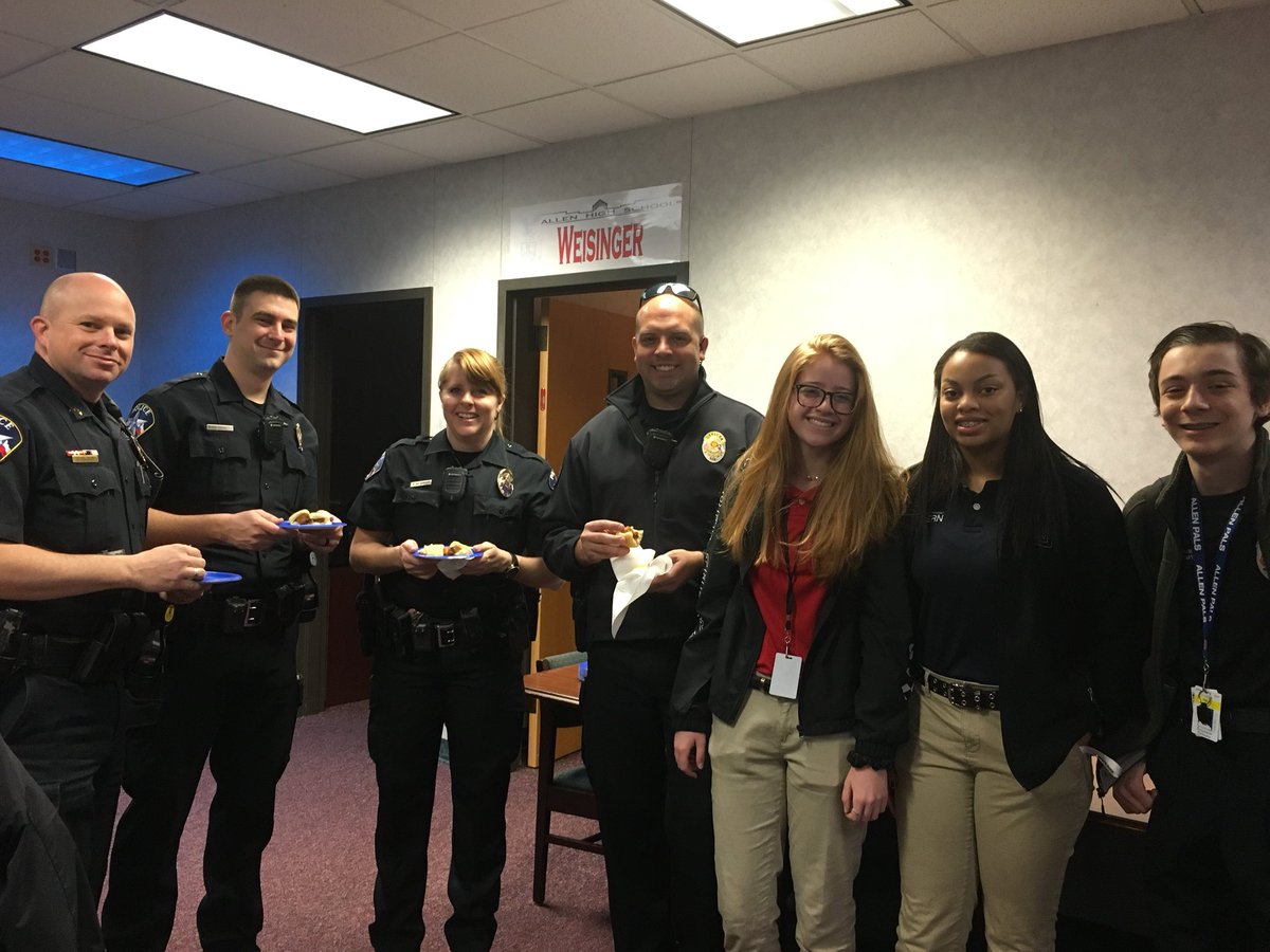 Allen HS Police Explorers tweet media