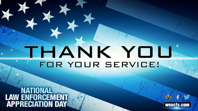 Thank you for your service today, and everyday! We are lucky to have a great team of law enforcement professionals in Lancaster County to protect our community.

#NationalLawEnforcementAppreciationDay