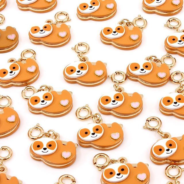 CHARM_IT's tweet photo. Sloths, yes, sloths now available charm style! 💕 .
.
.
.
#charmit #sloth #sloths #slothlove #charms #kidsfashion #instakids https://t.co/N4yVM3LbLw https://t.co/AzF3j3smA7