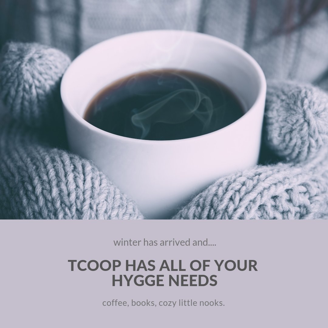 UofSClibraries's tweet image. Have you heard of #hygge? &quot;Hygge is a Danish word for a mood of coziness, wellness &amp;amp; contentment&quot;. en.wikipedia.org/wiki/Hygge We have a lot of cozy, quiet spaces for reflection, coffees &amp;amp; teas, books, movies, &amp;amp; audio. Start the #newyear refreshed at #yourtcoop. No candles, please!🙂