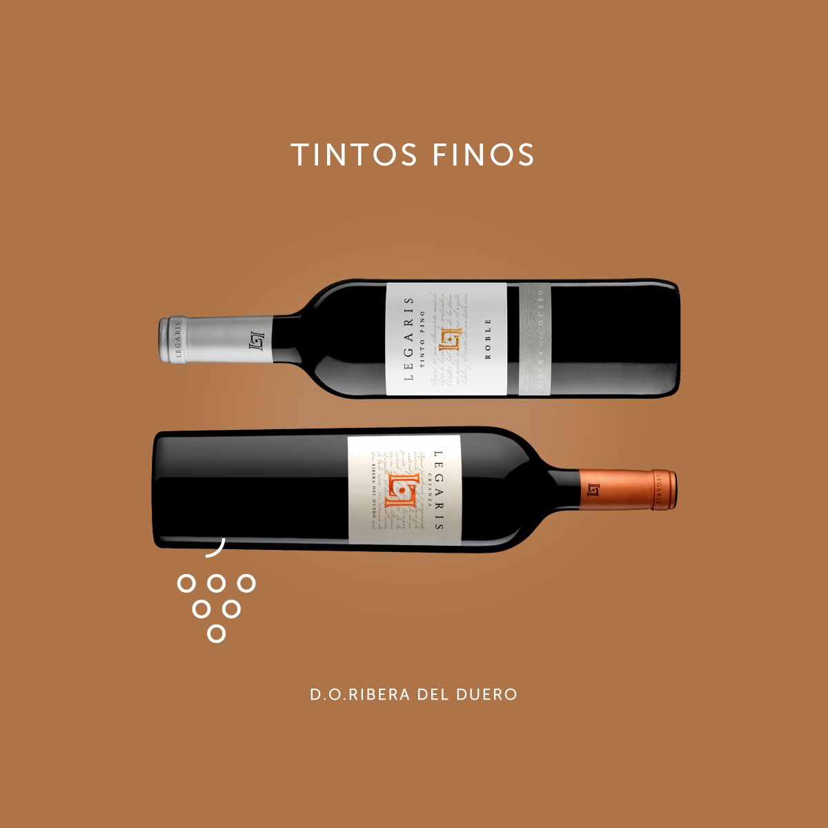 Descubre nuestros vinos #Legaris #roble y #crianza, procedentes de bodegas Legaris y elaborados 100% con uva tempranilla. La intensidad aromática de ambos es especial gracias a su contenido de frutas negras  👉bit.ly/2VDp55P