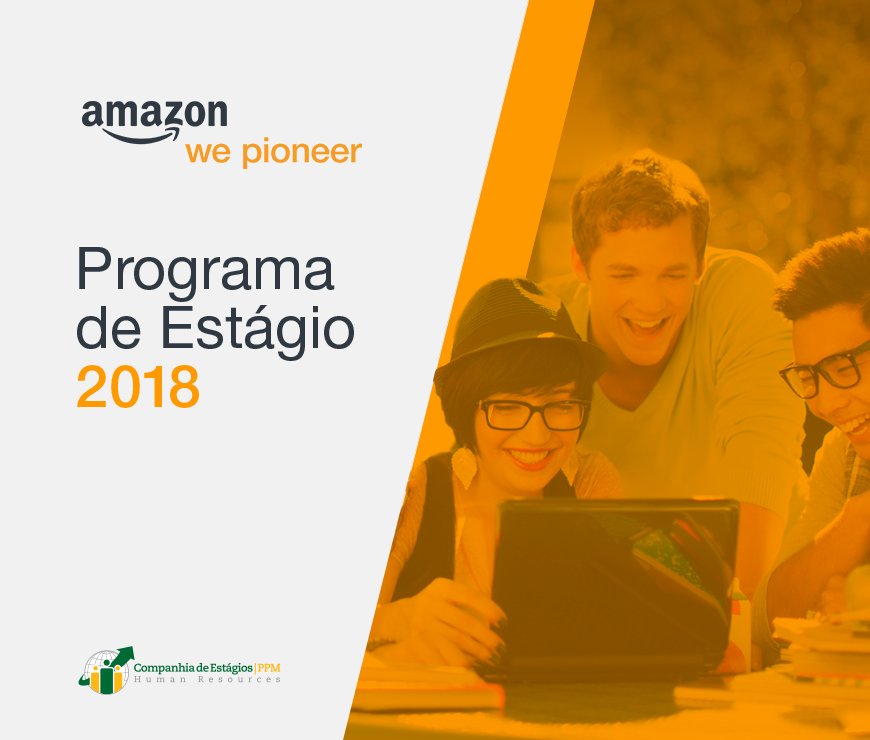 ciadeestagios's tweet image. A @amazonBR está contratando estagiários no Brasil!! A empresa mais valiosa do mundo abriu 20 vagas para diversos cursos com entrada para março de 2019 em diversas localidades! Inscreva-se: ciadeestagios.com.br/amazon #AmazonInternship #CiaDeEstagios
