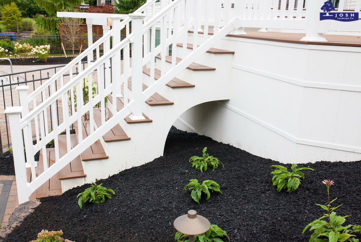 JoshLandscapeCo's tweet photo. Not only do we do landscaping, but we do construction jobs such as porches and decks as well. 

 Call us for a free consultation today!
.
.
.
.
.
#MakeComingHomeAVacation #Construction #RochesterNY #JoshLandscape https://t.co/RibKVMvgV1
