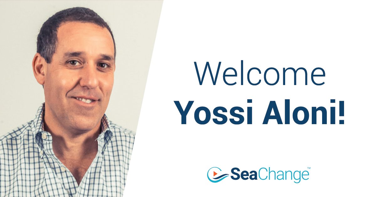 We're excited to share Yossi Aloni has joined the #SeaChange team! Help us welcome Yossi as he steps into his new role as Chief Commercial Officer.

bit.ly/2BYx1FY