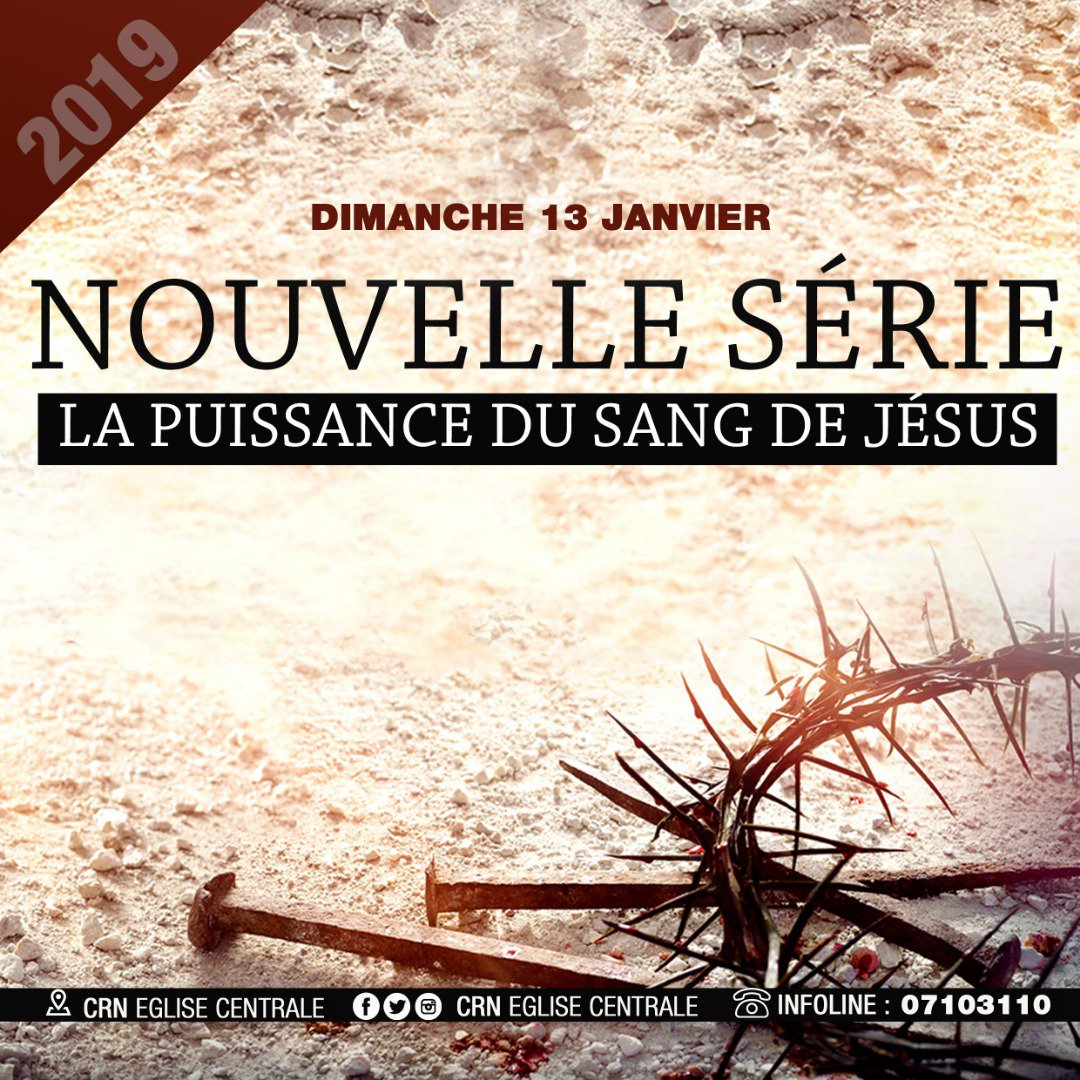 EgliseCRN's tweet photo. Bienvenue au culte du dimanche!

Nous sommes heureux de vous accueillir et de  partager avec vous cette nouvelle série ce dimanche 13 janvier dès 7H00 à CRN Église Centrale.

Viens! Et ne viens pas seul(e)

#crnec
#nouvelle_serie
#lapuissance_dusangdeJesus https://t.co/b0IHTHhpP9