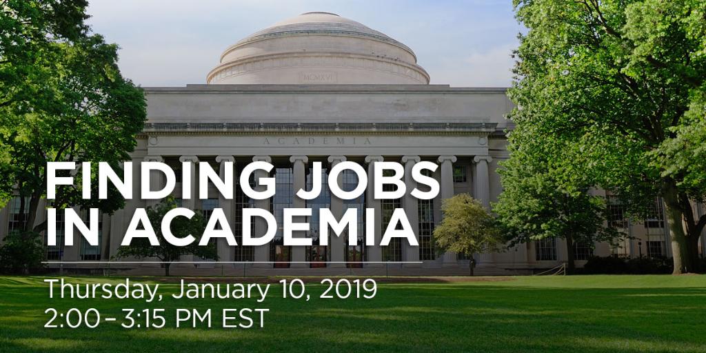 Have you ever thought about working in #education? Join us for this #webinar as we discuss searching for jobs in #academia!

Register here >> artinstitut.es/2FiPe4V #jobsearch
