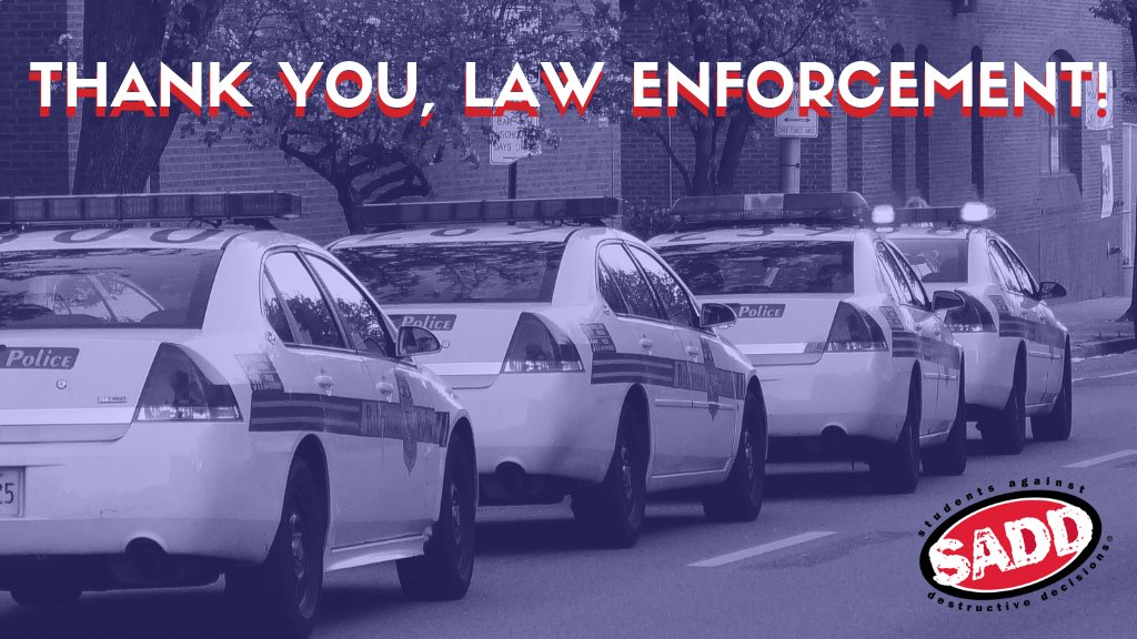 SADDnation's tweet photo. To the brave men and women in our communities nationwide who work tirelessly to ensure that we are safe and secure...THANK YOU! Today and every day we appreciate you and your dedication in public service to us all. 🇺🇸 #LawEnforcementAppreciationDay https://t.co/IElAqmBHju