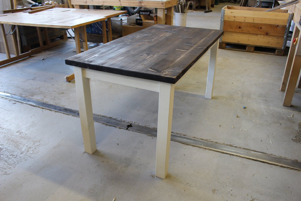 timber_yard's tweet photo. Today's #beinspired #woodworking project comes from one of our own staff (and former volunteer) who made this beautiful little #reclaimed #scaffoldtable as a family gift with a little added @osmo_uk UK​ Terra oil and @RustOleum #chalkpaint https://t.co/OOlu9FUMs9