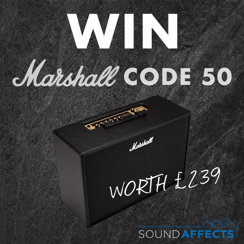 SoundAffectsUK's tweet image. We are giving away a @marshallamps Code 50 Amplifier, all you have to do to enter is sign up to our newsletter 👉  bit.ly/2VArEFX

#music #pedalboard #amplifiers #Marshall #Marshallamp #marshallcode50 #guitars #guitarlife #Competition #freecompetition #musician