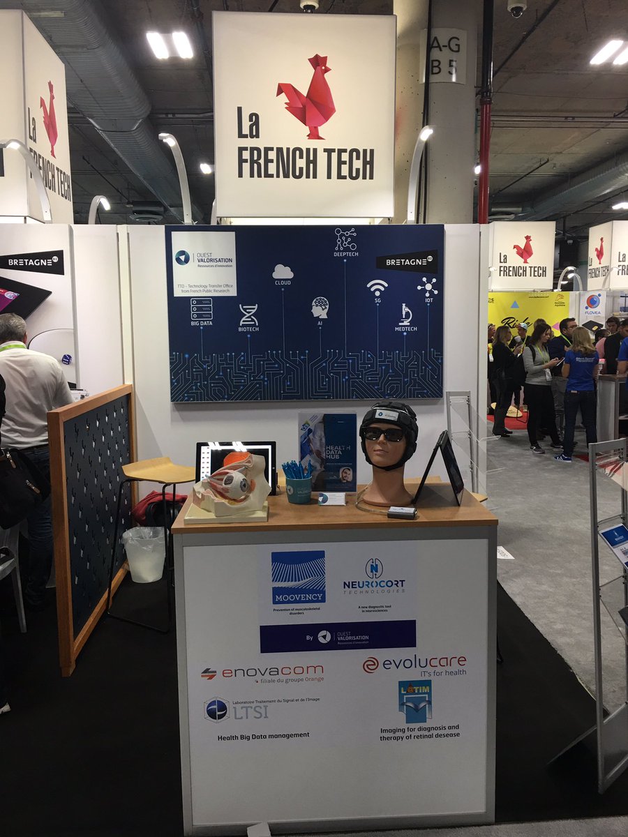 OuestValo's tweet photo. #CES2019 Day2 - Engaging for a second day of exciting opportunities for our @OuestValo #HealthTech delegation @moovency @NeuroCort @Evolucare @enovacom_fr @UBO_UnivBrest @UnivRennes1 @LatimU1101 - Join us at #FrenchTechPavilion booth 50059 @BCInter https://t.co/fGvo9sZKzN