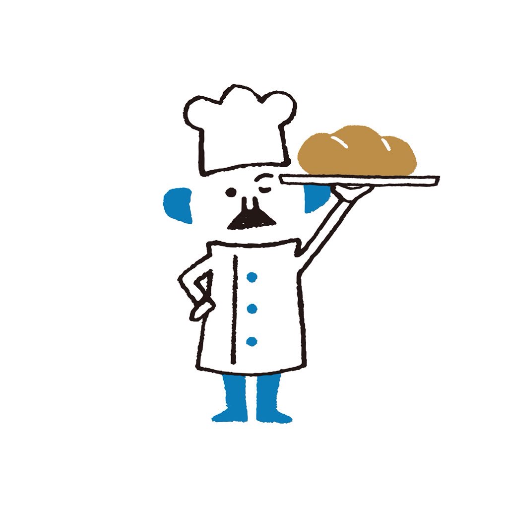 キタハラケンタ キャラクターデザイナー Twitterissa 街のパン屋さん イメージキャラクターデザイン ちょっと頑固だけど根は優しい主人が経営する 地元の人々に愛されているパン屋 という架空の設定でのキャラクターデザインです キタハラケンタ