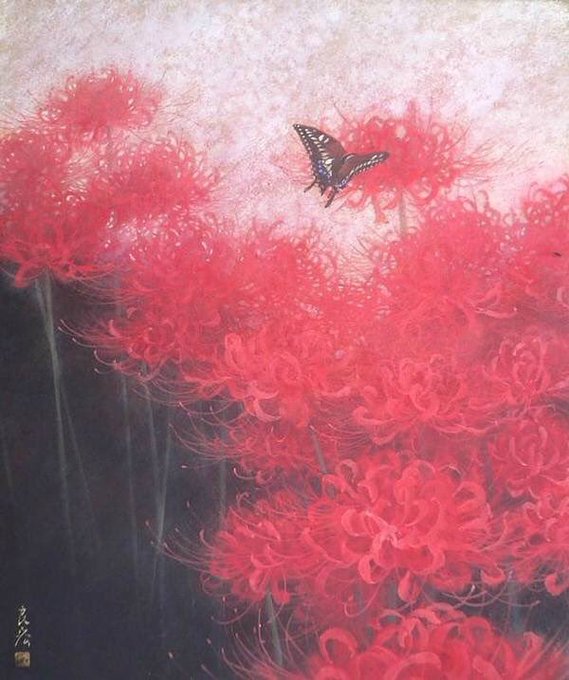 花と蝶のtwitterイラスト検索結果