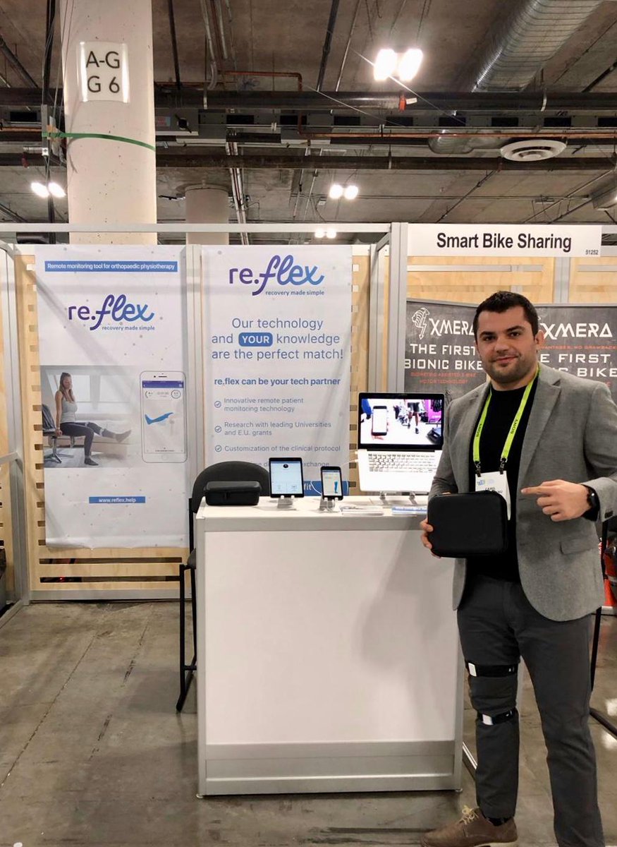 The CEO of re.flex <a href="/Camilmol/">Camil Moldoveanu</a> is present at #CES2019 Come see our innovative remote patient monitoring #wearable - Check our website for more information reflex.help 
 
#CES 
#CES19 
#CESSpeaker