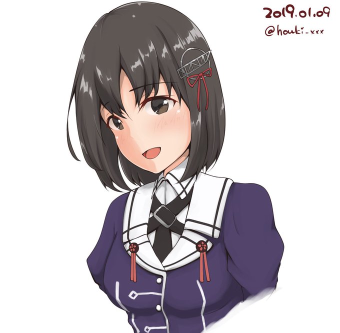 羽黒
#艦これ版深夜の真剣お絵描き60分一本勝負
#艦これ版真剣お絵描き60分一本勝負_20190109 