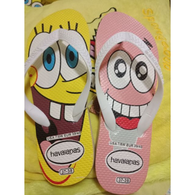spongebob havaianas
