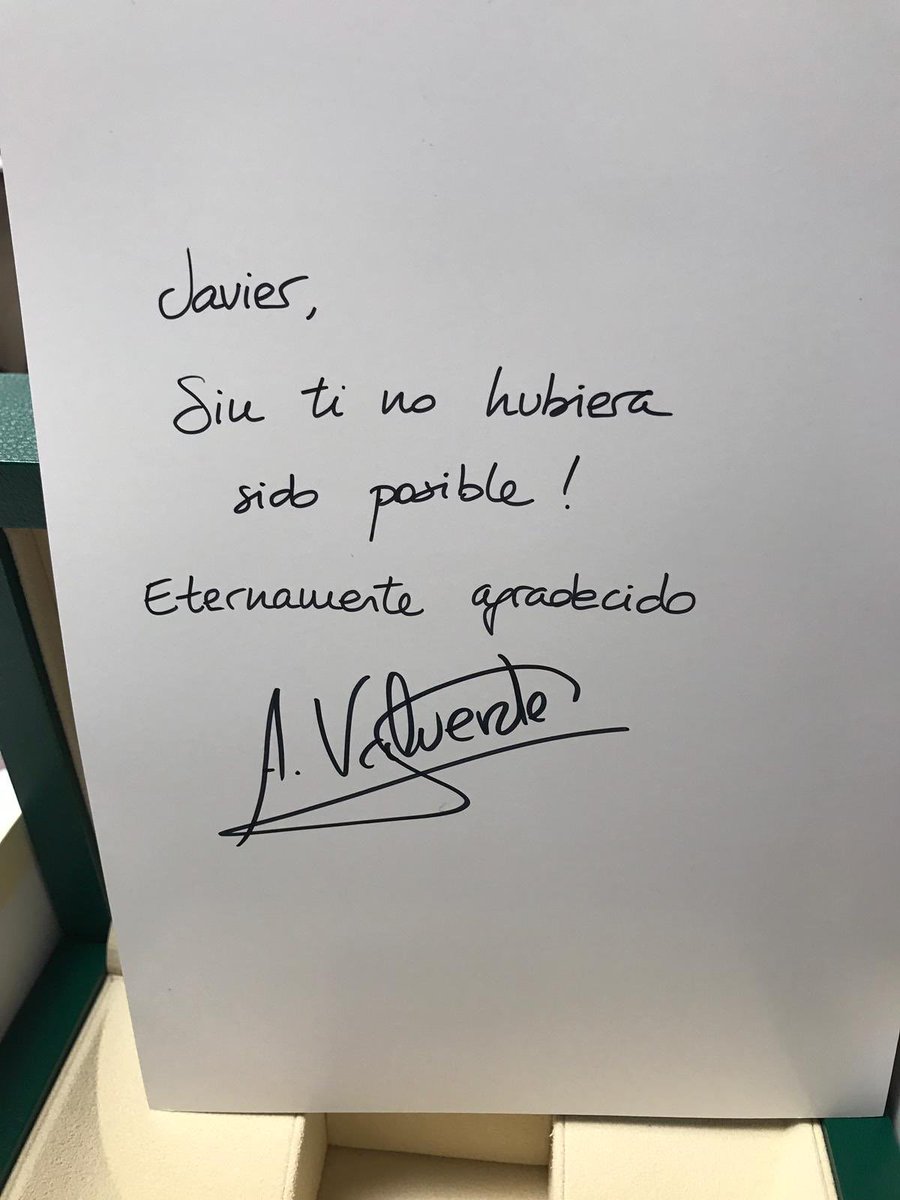 MinguezJavier's tweet photo. Gracias Valverde 👏👏mucha clase señor . 👍 https://t.co/YuG3jQmwQO