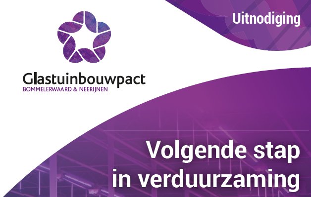 Onze jaarbijeenkomst 'Volgende stap in verduurzaming' vindt binnenkort plaats op 22 januari. Meld u snel aan!
glastuinbouwpactbommelerwaard.nl/Nieuws/jaarbij…