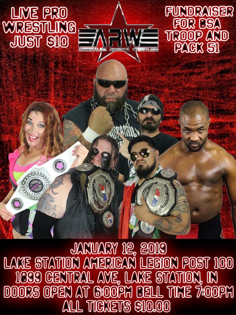 ARWProWrestling's tweet photo. #ProWrestling #LakeStation https://t.co/gKFiqiubRw