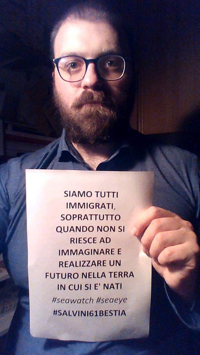 #iocimettolafaccia #SeaWatch #SeaEye #savinghumans #Salvini61Bestia