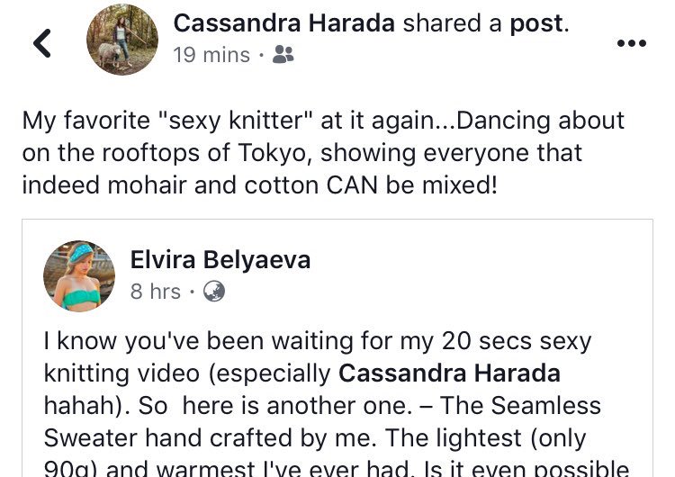 lka_am's tweet photo. So #sexy #knitter is my official job title now 🤣 https://t.co/lP8ajCse6c