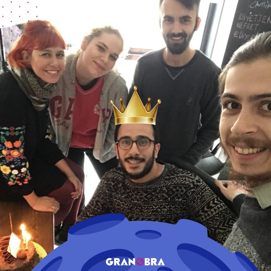 Granobra'dan Fatih Kral ben. İyi ki doğdun Kraaaal! Çaktırmayın, kendi postunu da ona kitledik. 😁 #HappyBirthday