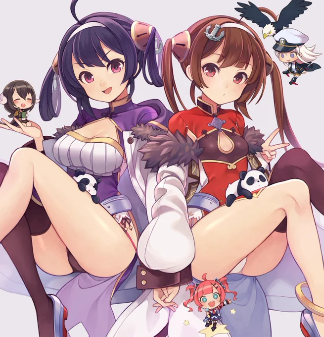 20日に出すイラスト本の表紙です?
#アズールレーン #アズレン #こみトレ33 
