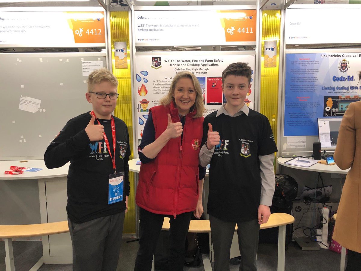 agrikid's tweet photo. Not long now until judging kicks off @BTYSTE - best of luck High &amp; Oisin @WFF_The_Game @CbsMullingar #Safety #FarmSafety #btyoungscientist #BTYSE #btyste2019 @ColaisteCoding https://t.co/dAtuVCmbRv