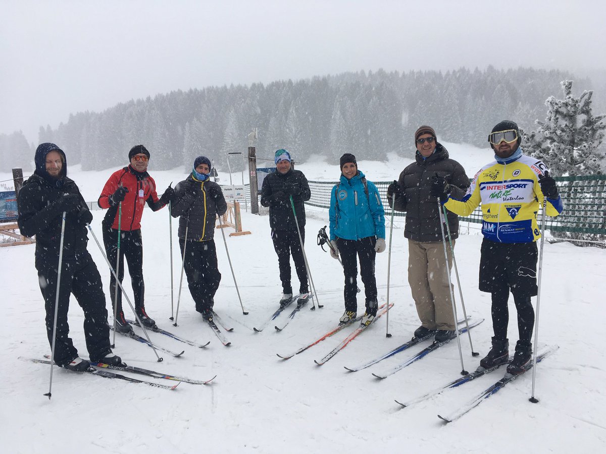 Voyage de presse @AnnecyMountains avec nos amis journalistes belges @mindshakepr Paddle le matin, après midi ski de fond et dégustation de fromages #magique #ncysup #glaglarace #PierreGay #plateaudesglieres