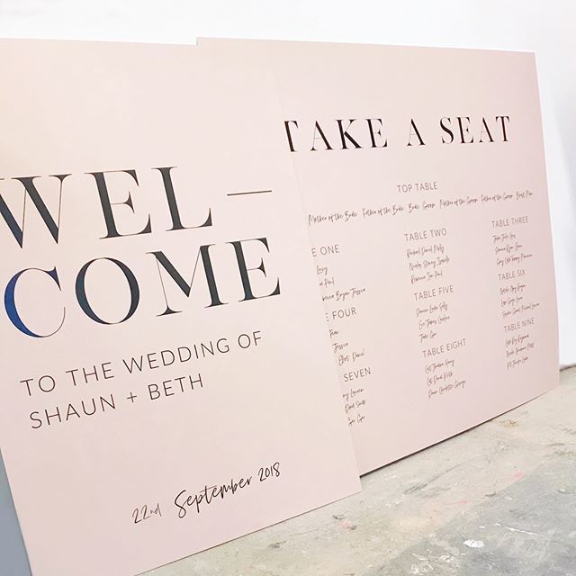 Grumbledukes's tweet photo. Bespoke Signage for your 𝔹𝕚𝕘 Day!

Some of the Signage we created in Cupid Pink for one of our couples last year!

Drop us a line at info@grumbledukeevents for a chat. Oh we do love a chat (I’m not sure we’ve mentioned that before 🤔) .
.
.
#GraphicDe… https://t.co/EnhD5TGyFj https://t.co/6njXNqnkoB
