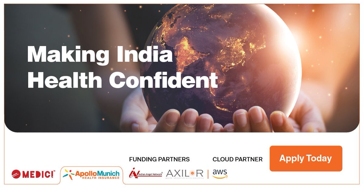 gomedici's tweet photo. Announcing the #ecosytem partners for Apollo Munich's InspireNext - @awscloud @AxilorVentures. Inviting startups to co-create innovative solutions & improve the insurance experience while availing a bunch of freebies/benefits: https://t.co/eGM0wgYoa4
#Insurtech #fintech https://t.co/rNTqV5mHRr