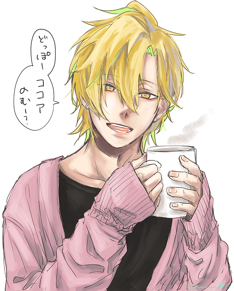 今日はニコ生見ながららくがきしてた☺️ココア勧めてくるぴぷみ 
