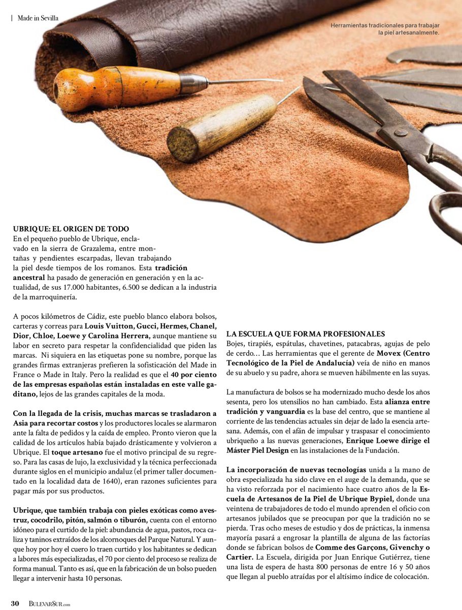 onesixonebag's tweet photo. Ubrique: cradle of the Spanish leather crafts (or the delicate hands that crafts our leather bags). ๐
โ๏ธ https://t.co/nJo5cncNxe
โ๏ธ https://t.co/4ficL1L58U
#Onesixonebag #LeatherHandbags #LuxuryandCrafts #MadeInSpainBags #Ubrique https://t.co/EEYNCurS2q