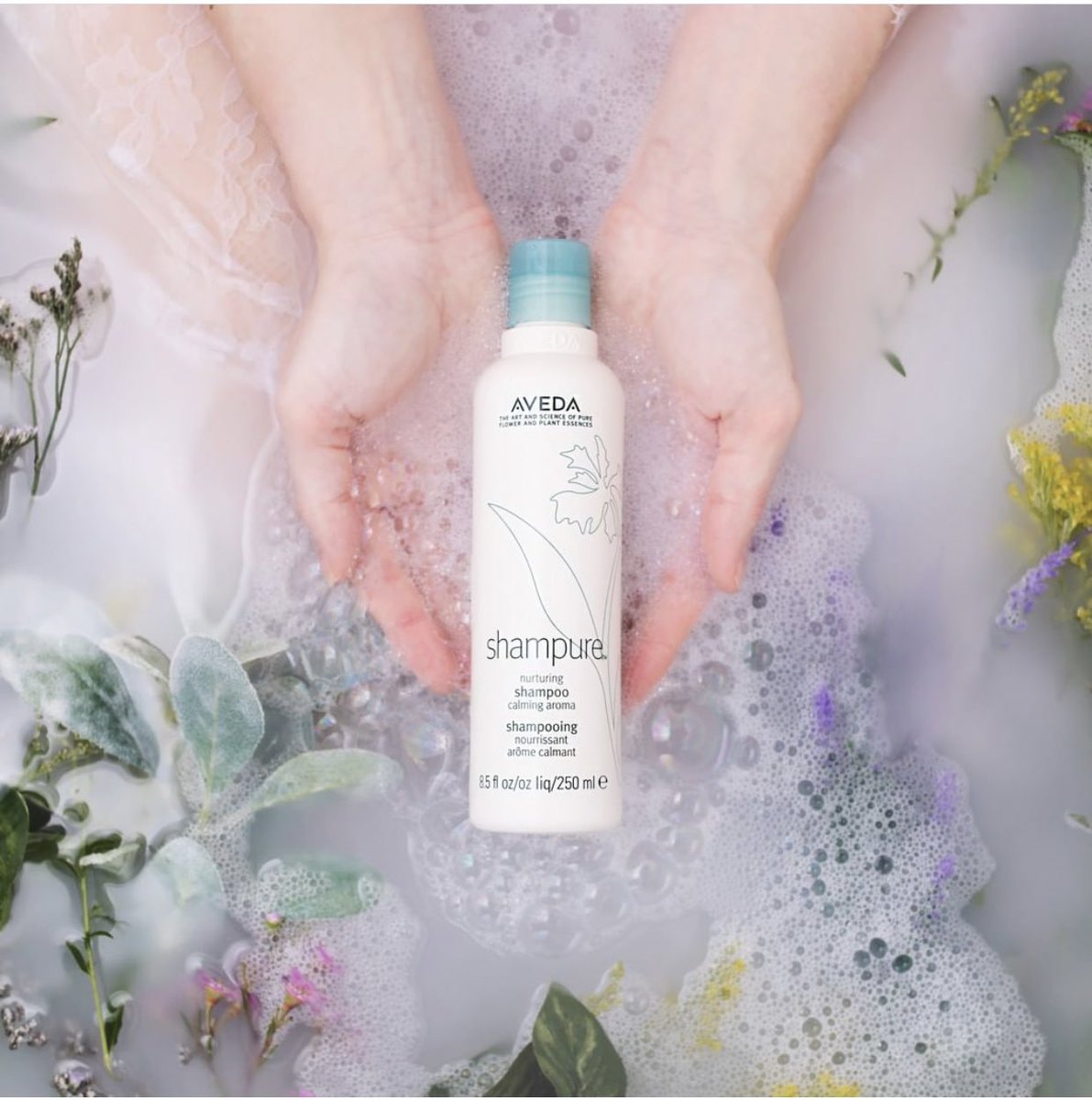 Discover the magic of this iconic, beloved shampoo and conditioner, which is now silicone-free 🌱💕 
.
.
.
#aveda #avedauk #avedaproducts #productstyling #hairproductsthatwork #hairproducts #organic #vegan #crueltyfree #shampure