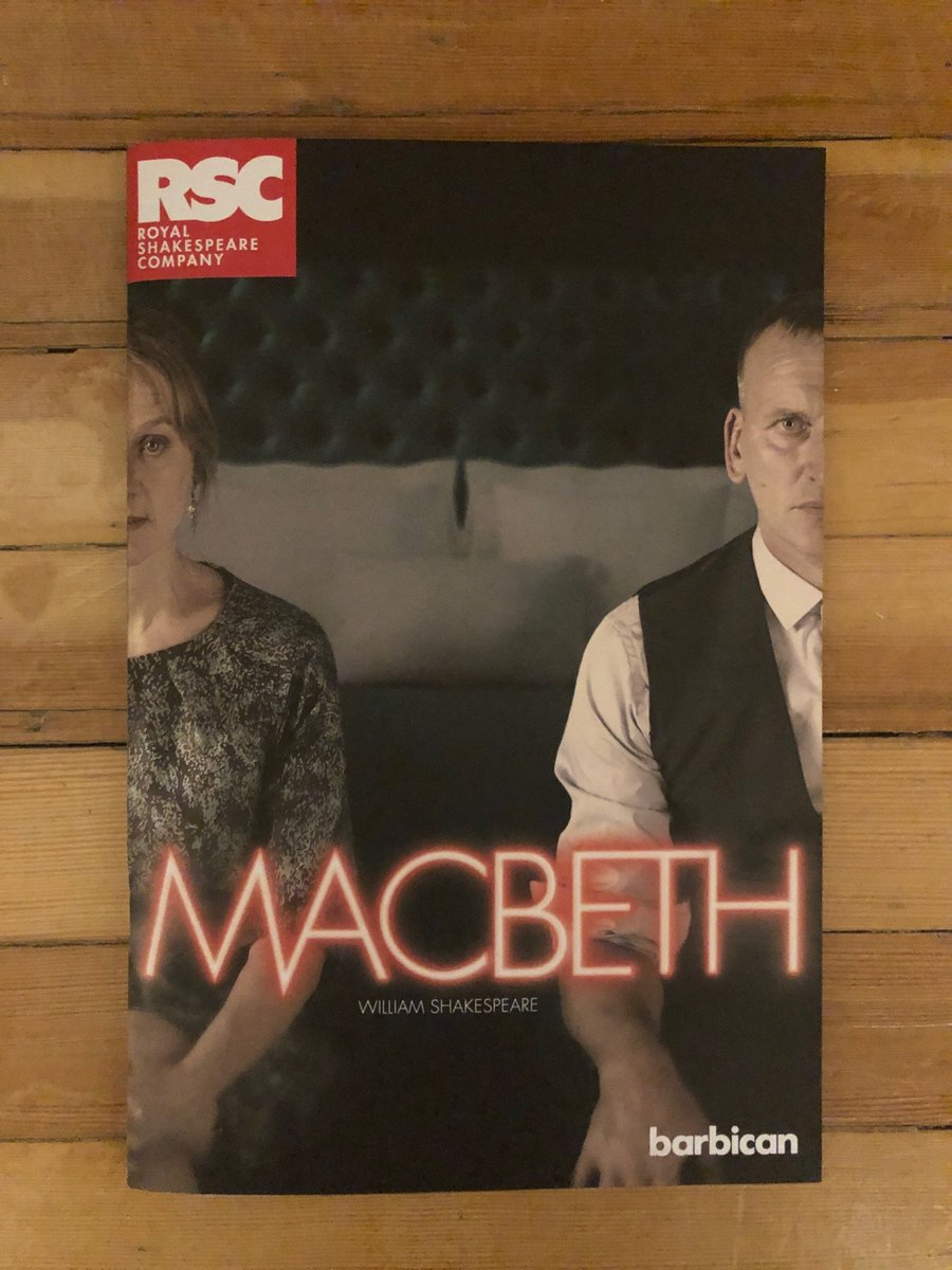 #ChristopherEccleston & #NiamhCusack are both excellent as Macbeth & Lady Macbeth @barbicancentre #rsc #pollyfindlay #barbican #thescottishplay