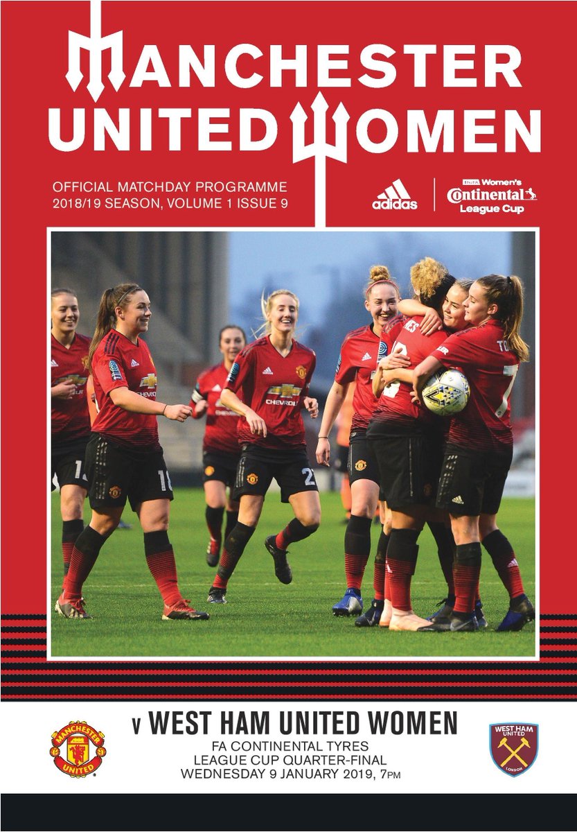 Coming to #MUWomen v West Ham tonight? Don't forget to pick up your free #ContiCup programme!