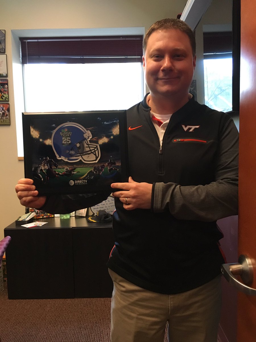 TheDC_Crew's tweet photo. *trying not to tear up*

The Godfather officially received his 25 Years of Sunday Ticket plaque from DirecTV. Truly a momentous occasion https://t.co/aTv8hmoOA9